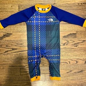 The North Face winter base layer baby one piece onesie 6-12 months